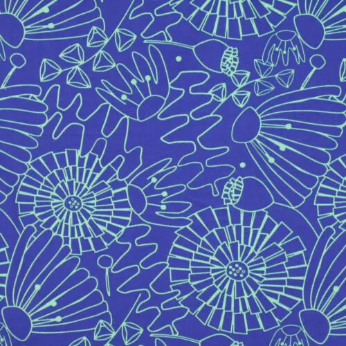 NERIDA HANSEN: FINE POPLIN EDEN Royal Blue ***Reststück 1,80m***