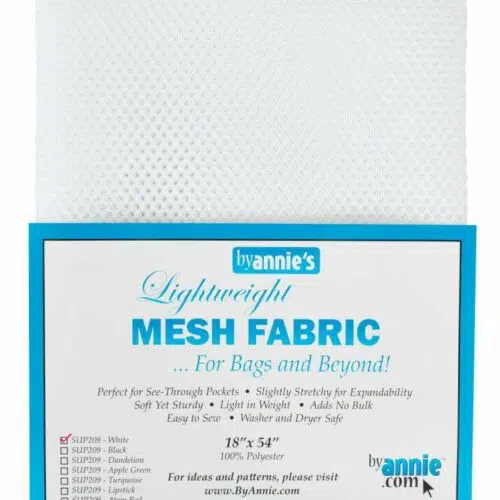 by annie´s Mesh Fabric Weiß