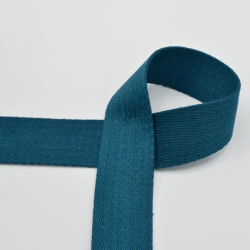 Baumwollgurtband 4cm breit: Petrol