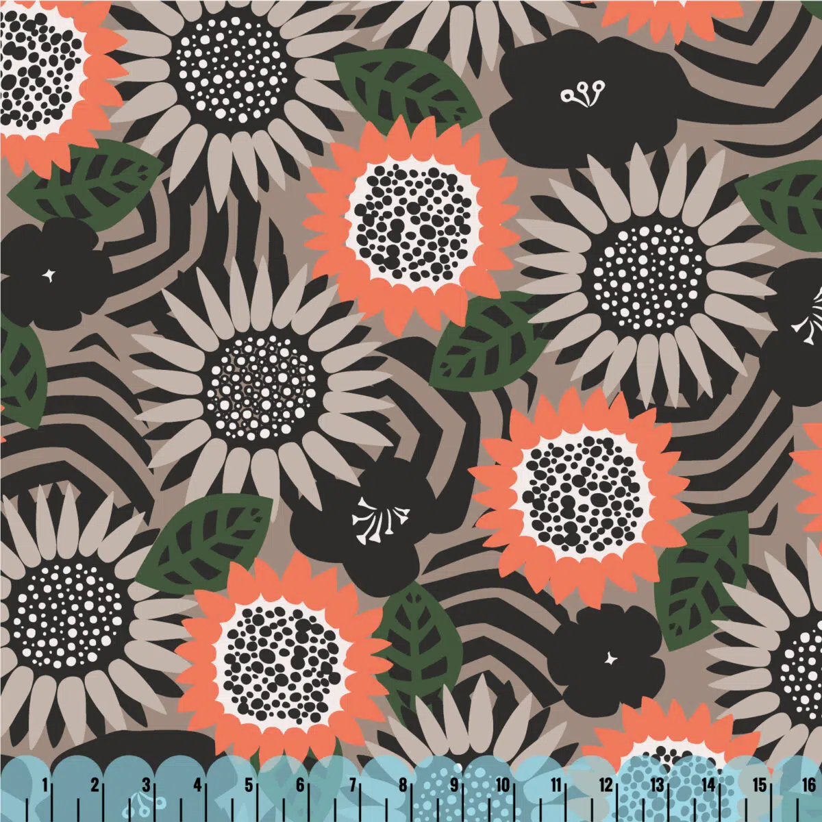 Cloud 9: Modal Rayon "Coexisting" Wild flowers – Bild 2