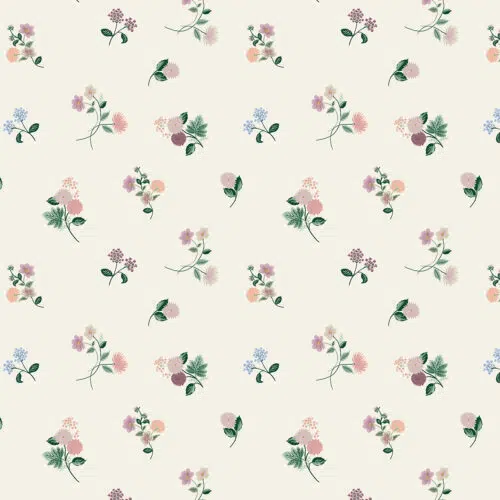 Cotton and Steel: "Dahlia" Ditsy Cream