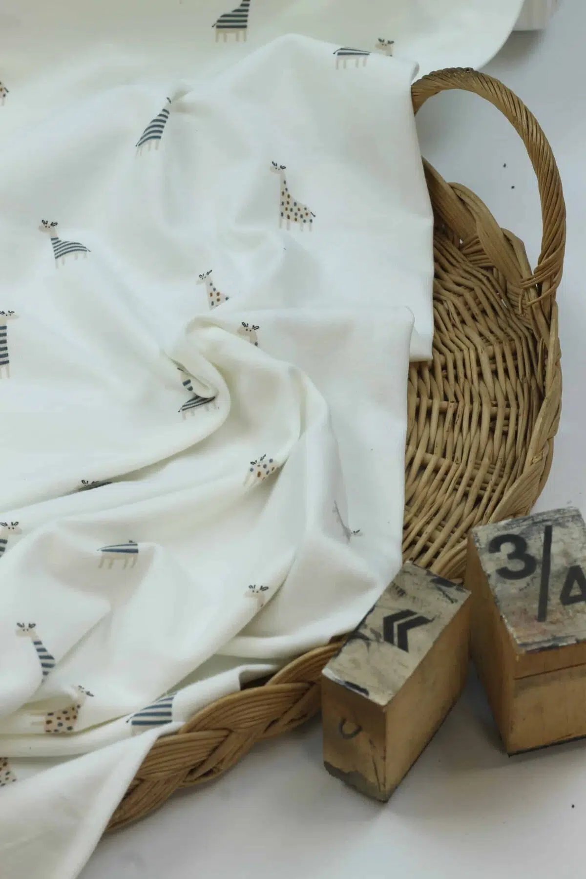 Jersey: Kleine Zebras ecru