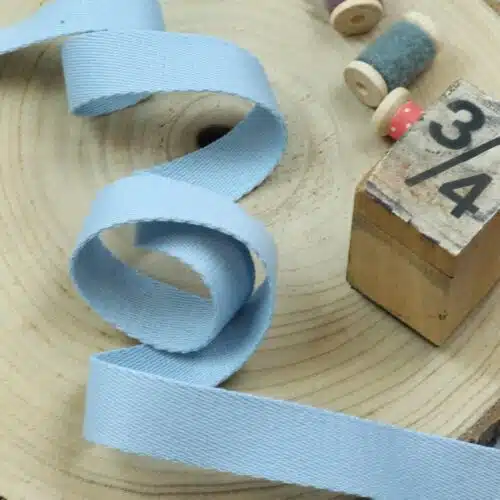 Gurtband 25mm breit: Baby Blue