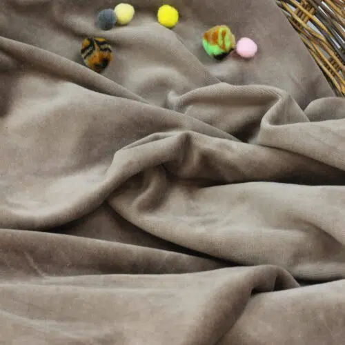 Velours Nicky Taupe