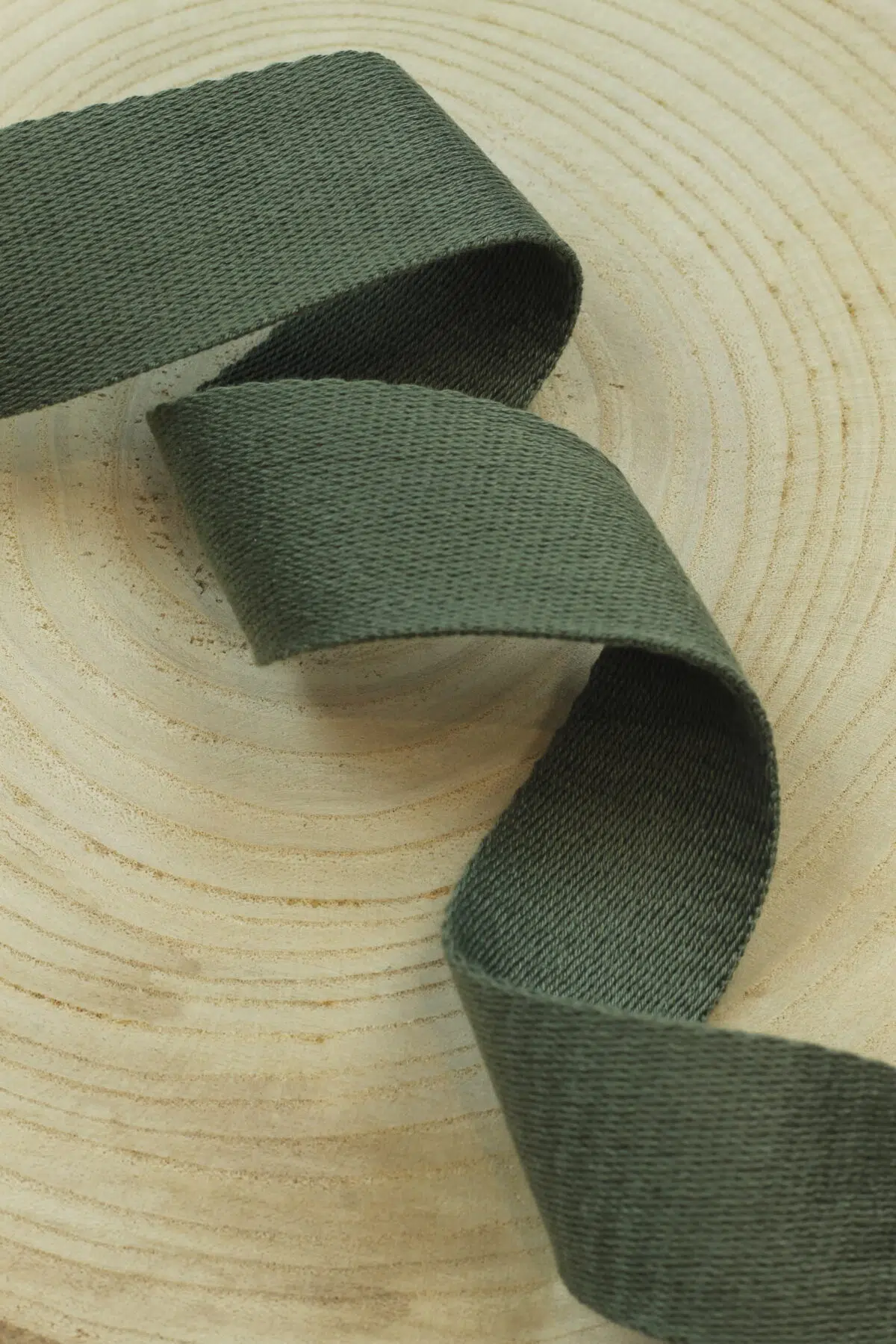 Baumwollgurtband 4cm breit: Khaki