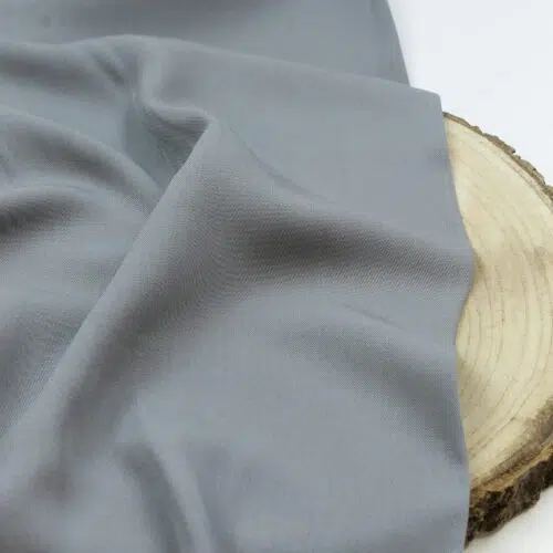 Fließender Viskose-Twill Stoff Meterware, perfekt für DIY-Kleidung und Sommerkleidung, Stoffe Bochum, Elsbeth & Ich, Stoffgeschäft; uni mid grey