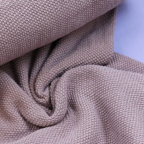 Swafing: Baumwollstrickstoff "Elisa" Mauve ***Reststück 1m***