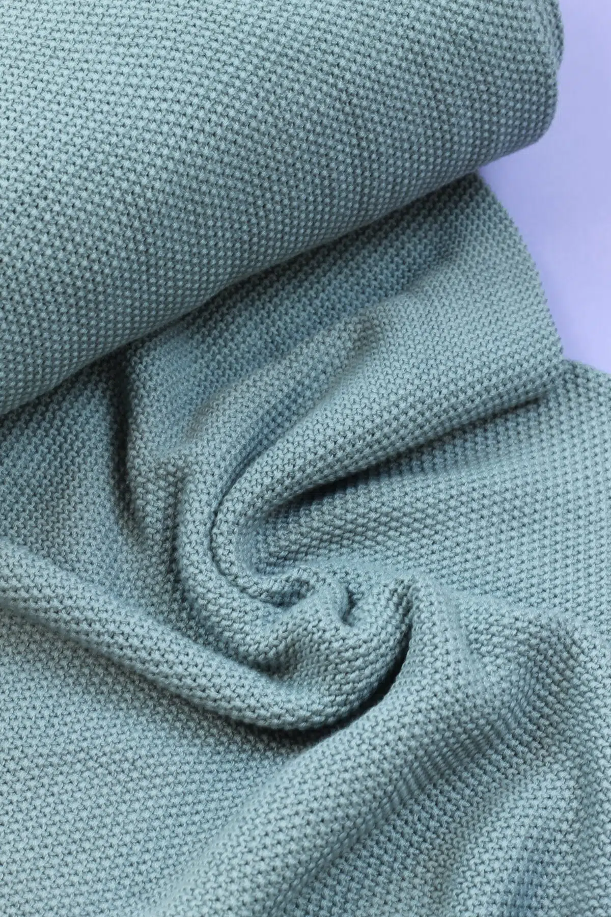 Swafing: Baumwollstrickstoff "Elisa" Aqua ***Reststück 0,55m***