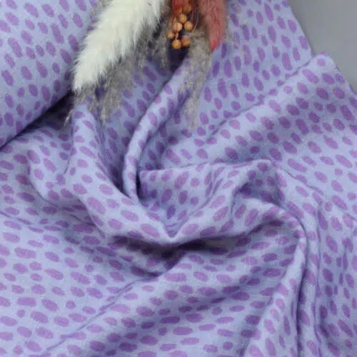 Swafing: Double Gauze Musselin "Brush by Cherry Picking" lilac ***RESTSTÜCK 150cm***