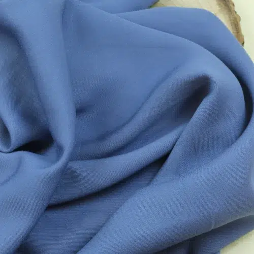 Fließender Viskose-Twill Stoff Meterware, perfekt für DIY-Kleidung und Sommerkleidung, Stoffe Bochum, Elsbeth & Ich, Stoffgeschäft; uni jeans