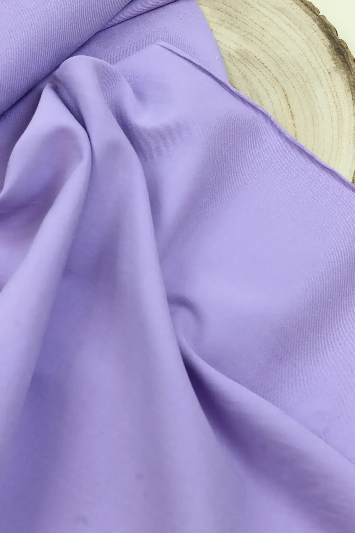 Fließender Baumwoll-/Tencel Stoff Meterware, perfekt für DIY-Kleidung und Sommerkleidung, Stoffe Bochum, Elsbeth & Ich, Stoffgeschäft; uni Lilac