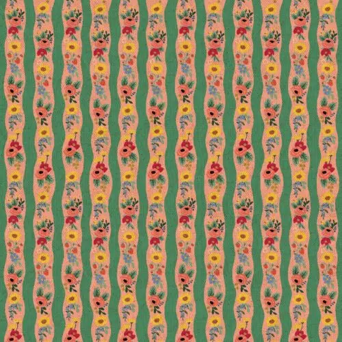Cotton and Steel: "Orchard" Rifle Paper Canvas Climbing Roses