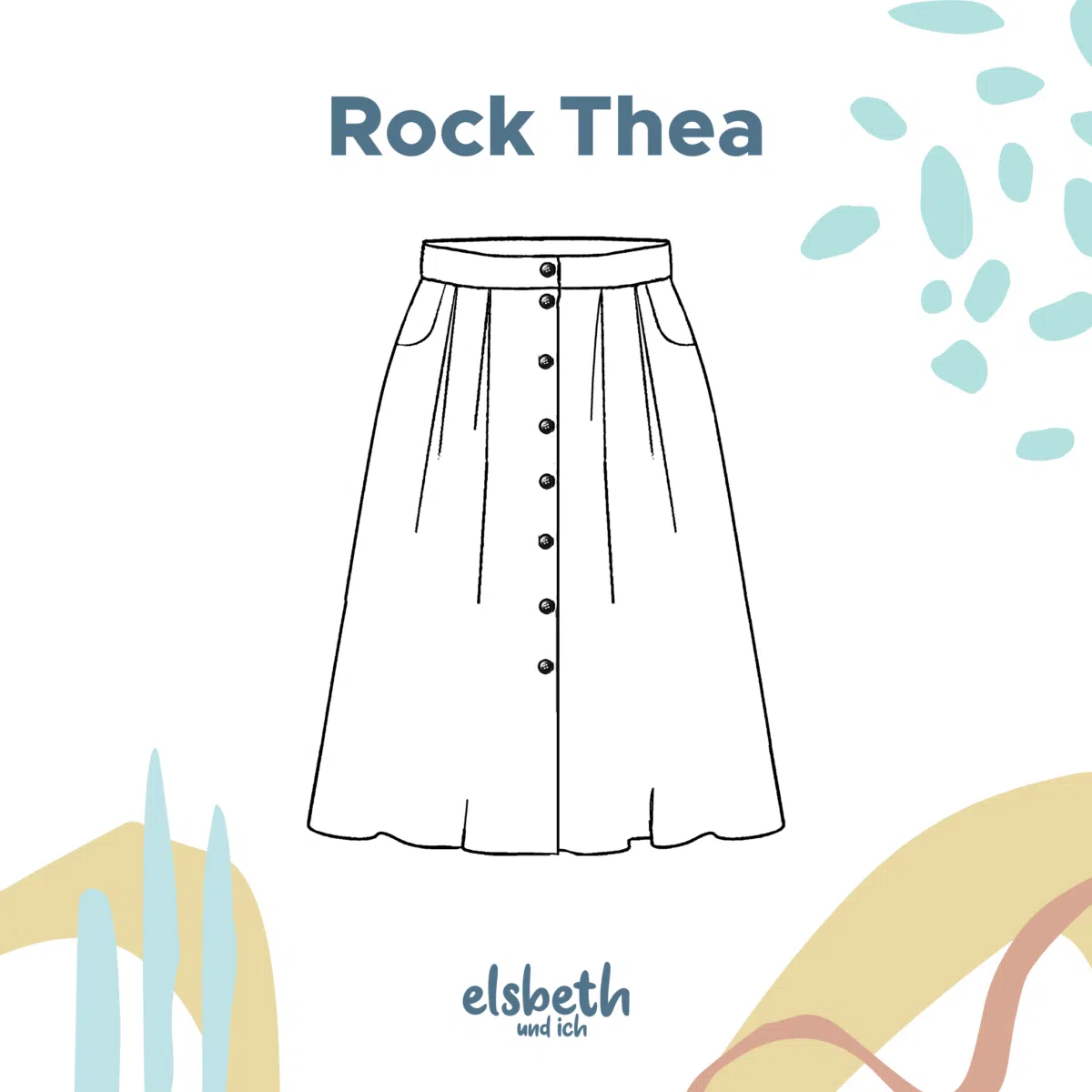 Papierschnittmuster: Rock Thea