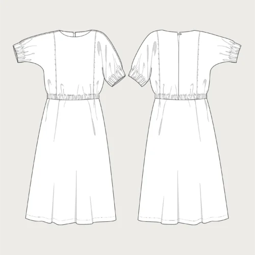 schnittmuster: the assembly line "wrap collar shirt xs l" (kopie)