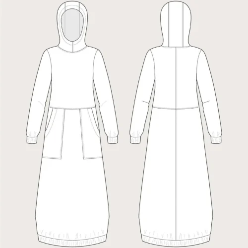 schnittmuster: the assembly line "cuff dress xl (kopie)