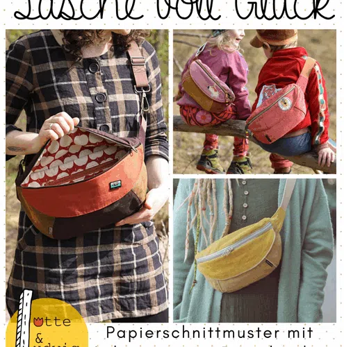 Schnittmuster: Lotte und Ludwig "Tasche voll Glück"