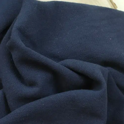Swafing Stoff „Lissabon“ – Leinen Viskose in Navy