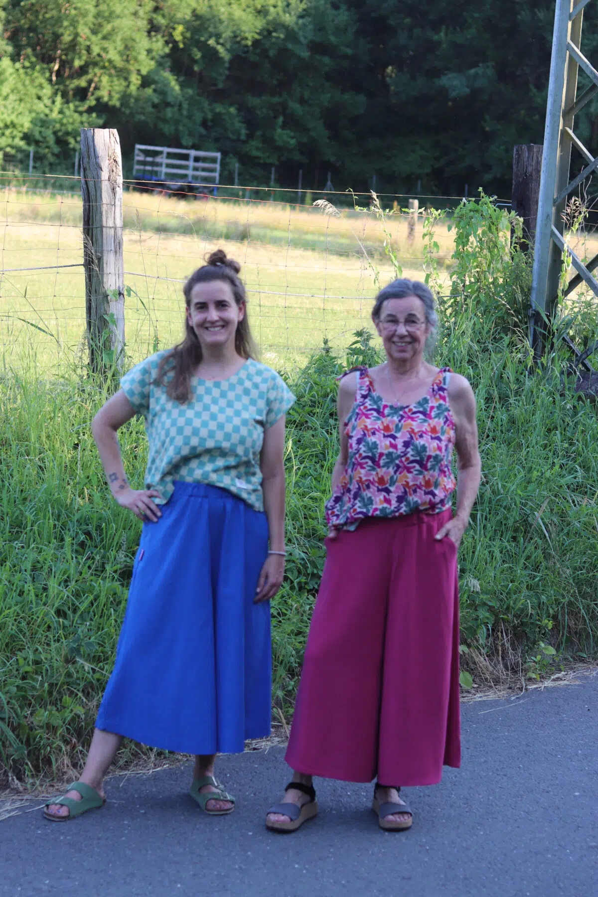 Schnittmuster Hosenrock nähen – Hosenrock Marianna von Elsbeth und ich Margret und Charlotte