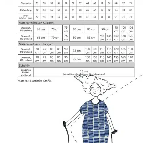 Ebook: Schnittmuster "Kinderkleid Susette"