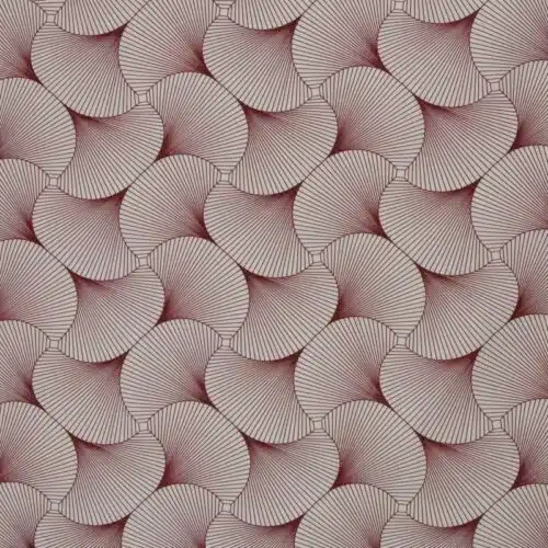 Swafing: Wachstuch "Leona" Gingko, terracotta
